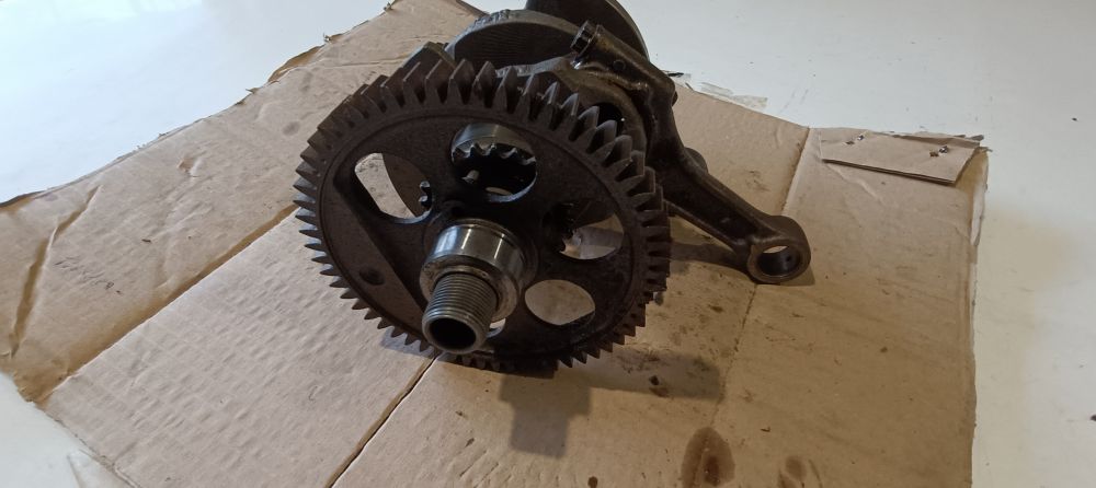 albero motore usato completo di bielle e pistoni bmw r 1200 rt