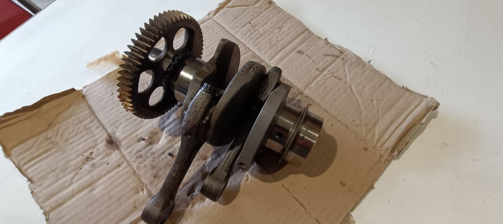 albero motore usato completo di bielle e pistoni bmw r 1200 rt