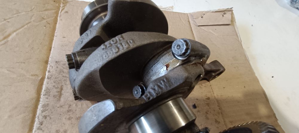 albero motore usato completo di bielle e pistoni bmw r 1200 rt