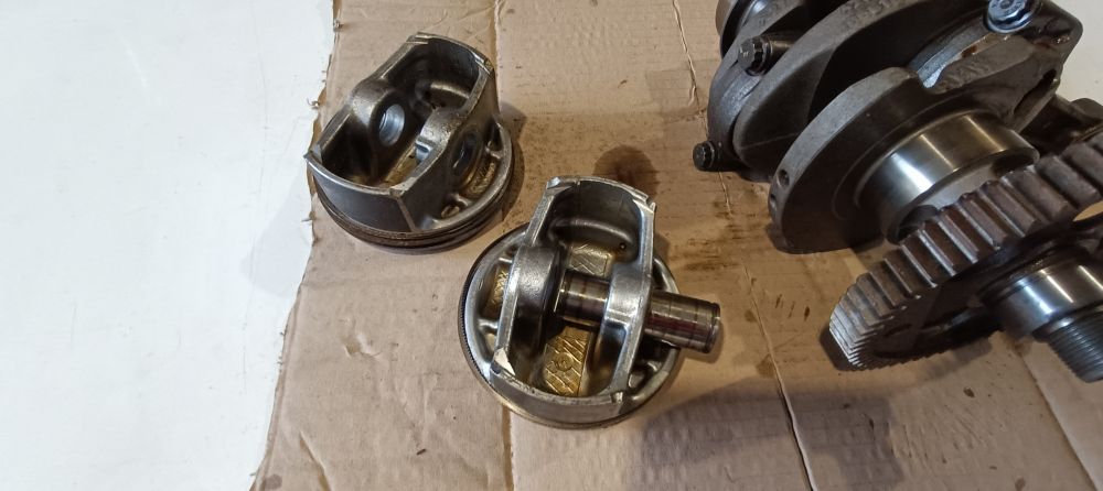 albero motore usato completo di bielle e pistoni bmw r 1200 rt