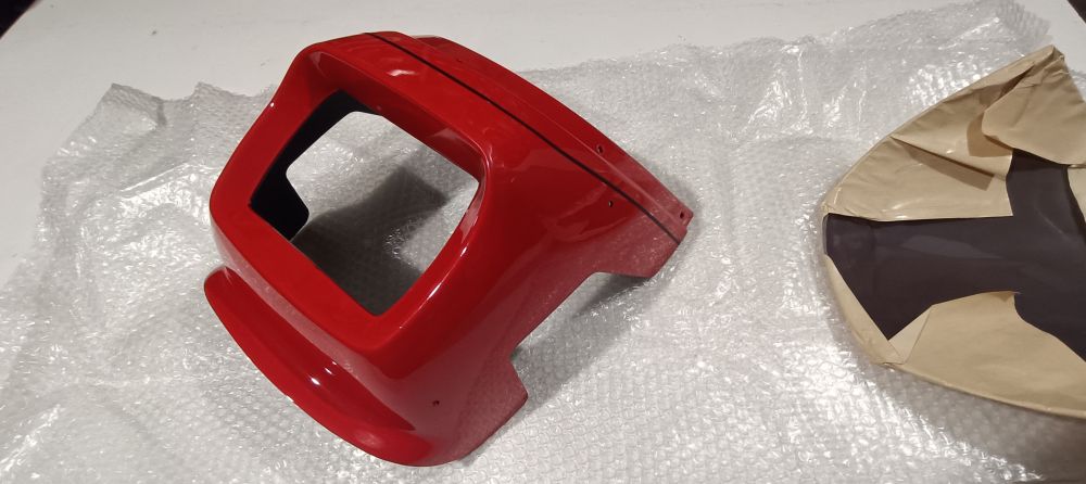 carena cupolino driver nuovo completo con attacchi per moto epoca