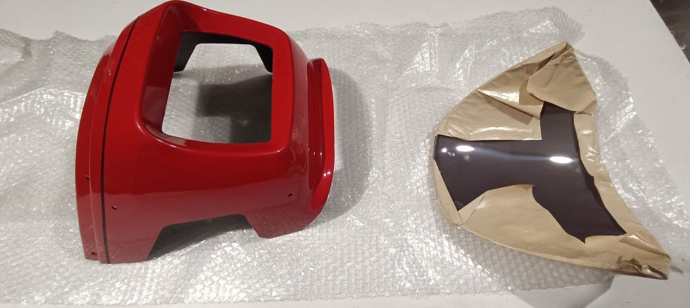 carena cupolino driver nuovo completo con attacchi per moto epoca