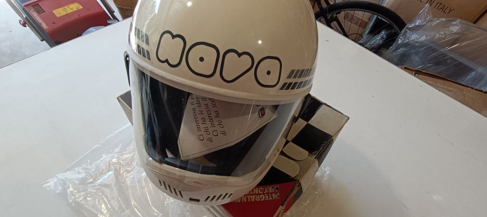casco nava anni 80 nuovo con scatola originale omologazione e3 taglia xl 61