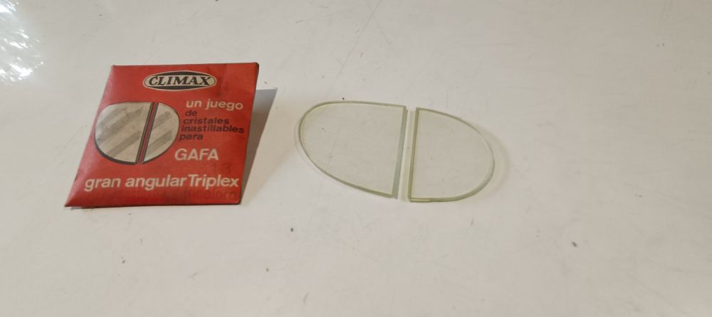 ricambio lenti originali per occhiali vintage moto marca climax