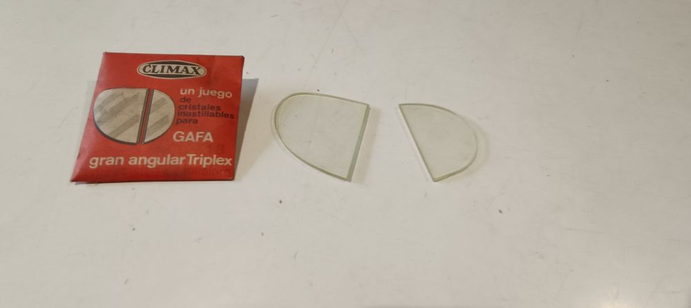 ricambio lenti originali per occhiali vintage moto marca climax