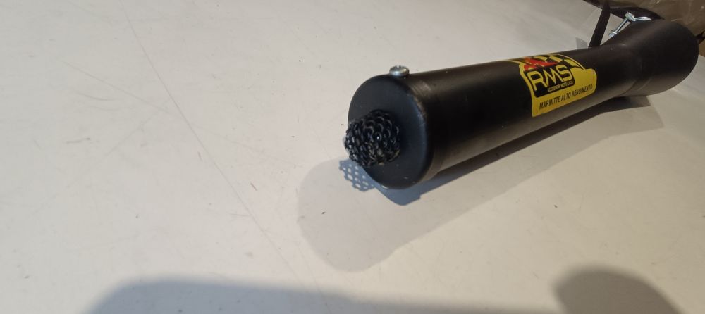silenziatore marmitta nuovo marca rms diametro 28
