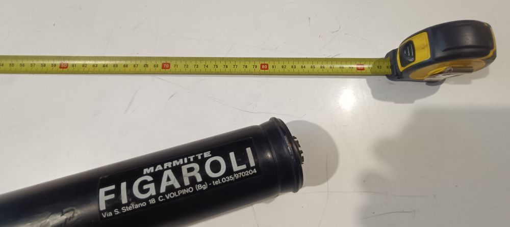 marmitta nuova marca figaroli per cagiva diametro 35