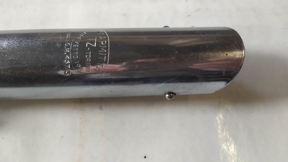 marmitta cromata tz torino brevetto 195 - i.g.m. 467/s