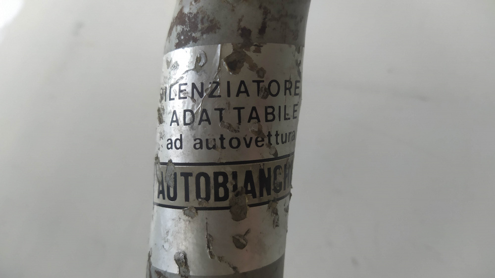 marmitta usata adattabile autobianchi (si sentono residui scuotendola) vedere misure