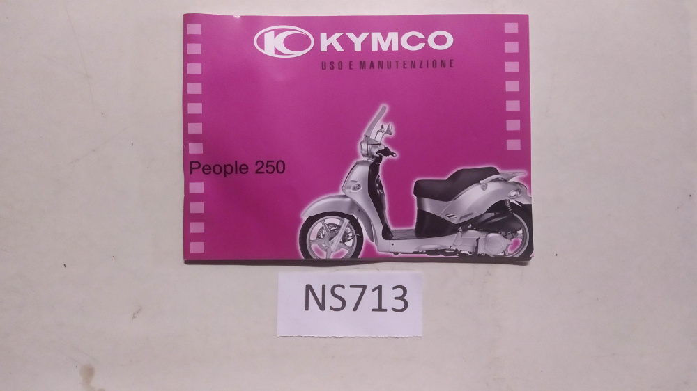 libretto uso e manutenzione kymco people 250