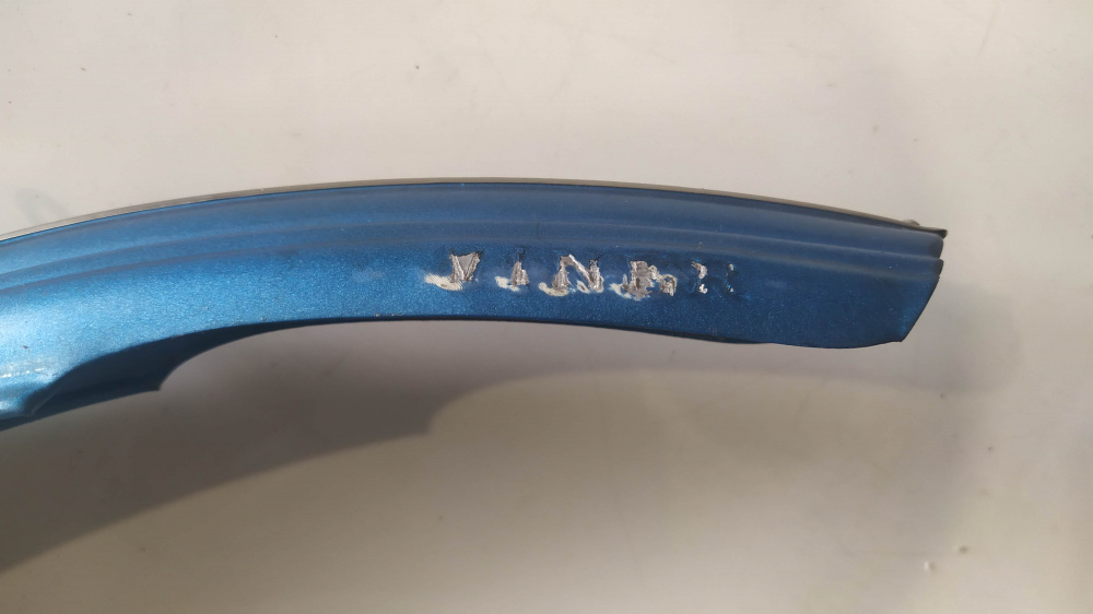 coppia parafanghi blu lusso viner fondo di magazzino x bici epoca - vedere descrizione -