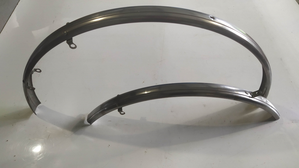 coppia parafanghi grezzi bici epoca - fondo di magazzino - vedere descrizione