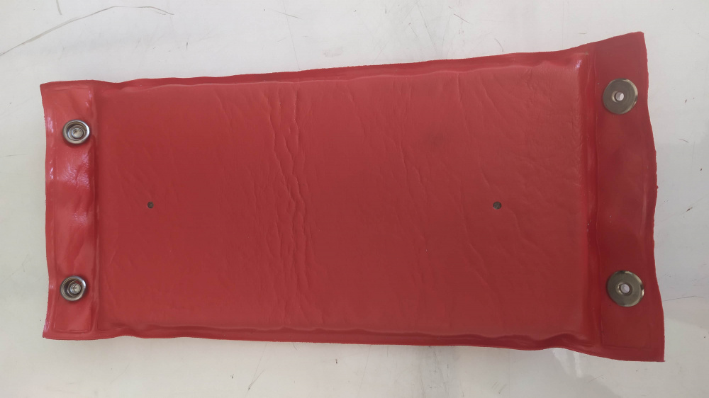 salsicciotto manubrio rosso con scritta bmx per bicicletta epoca - vedere misure -