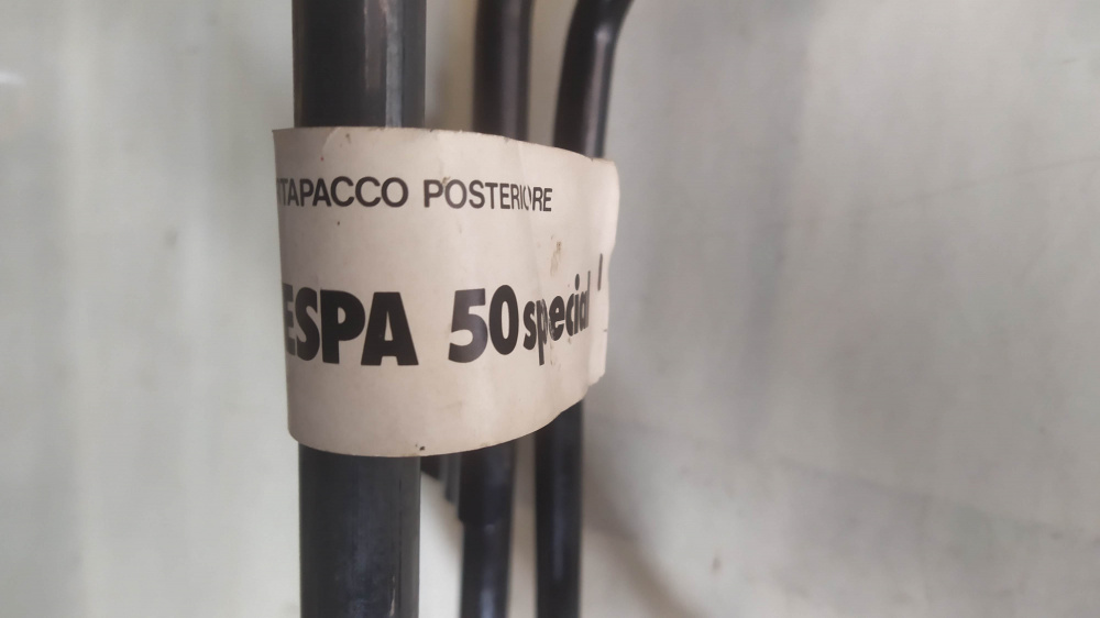 portapachi nero posteriore olona vespa 50 special