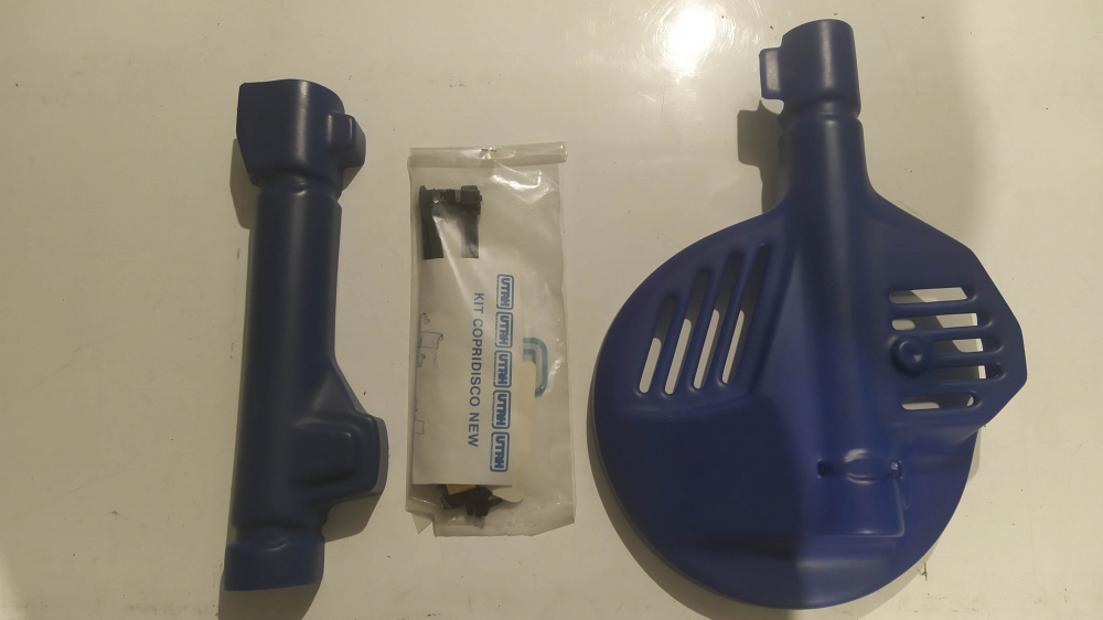 kit copridisco blu utah per honda transalp