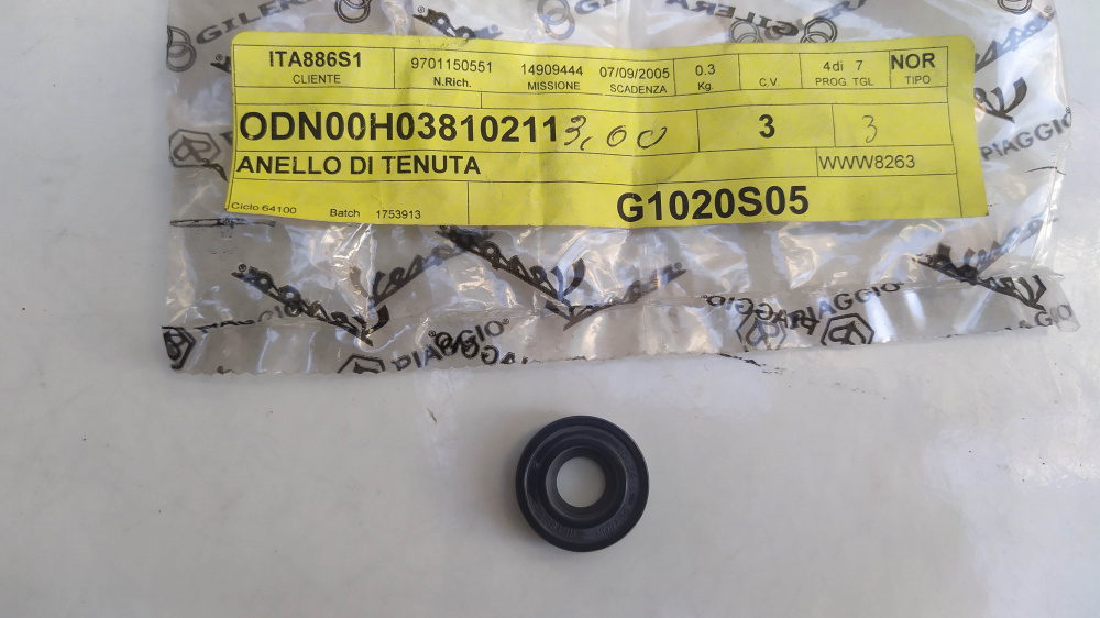 anello tenuta 10-24-6 gilera rcr 50 - gsm 50