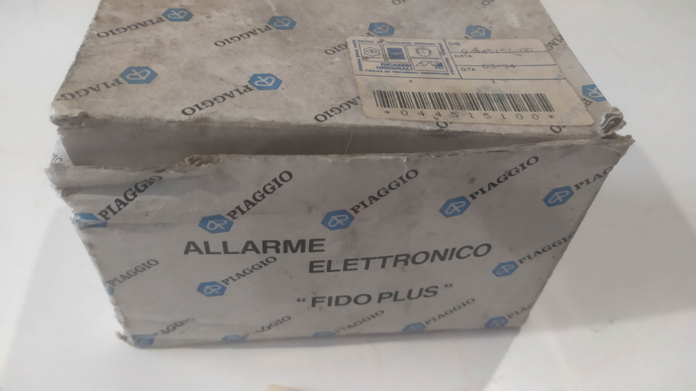 allarme elettronico originale piaggio fido plus - fido2 axp