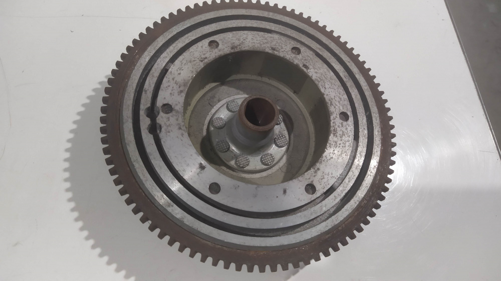 volano nuovo ed originale piaggio 992171 vespa pk - ape 50 con corona dentata
