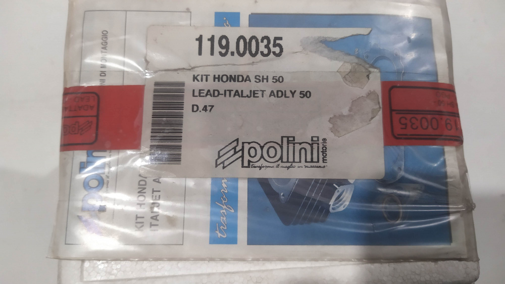 kit cilindro polini honda sh 50 lead - italjet adly 50 d. 47