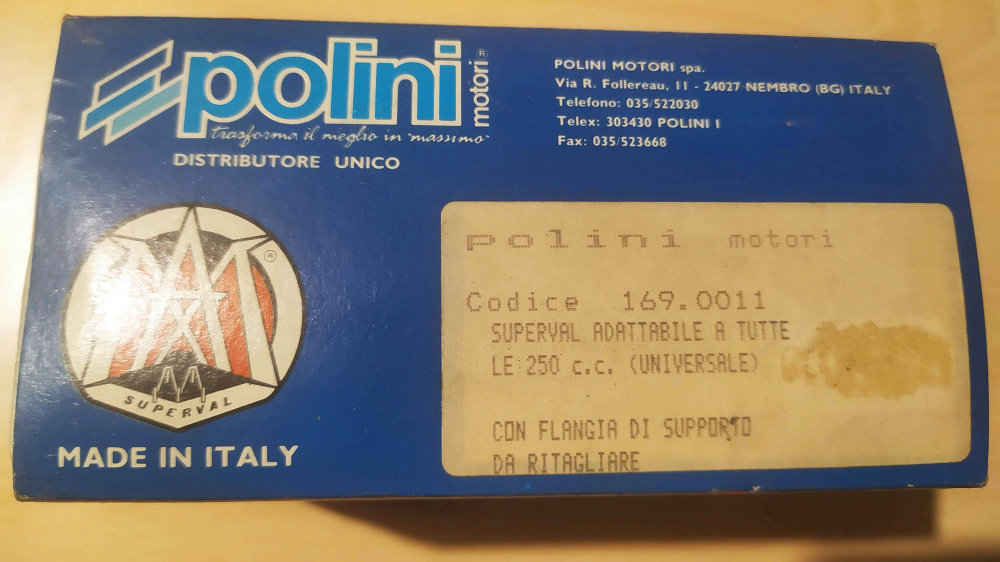 valvola lamellare superval polini universale 250 cc. 2 tempi