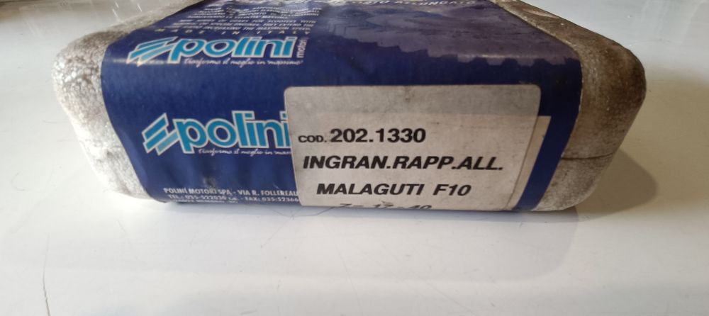 rapporti allungati polini z 17 – 40 malaguti f10