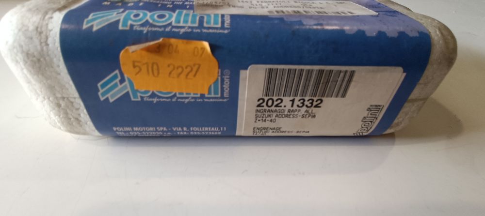 rapporti allungati polini z 14 – 40 suzuki address – sepia