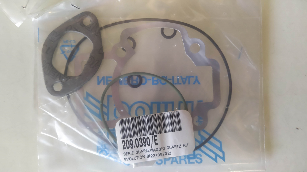 serie guarnizioni cilindro polini piaggio quartz kit evolution