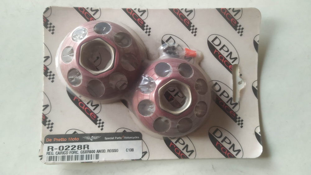 coppia rossa registro carico forcella gsxr600 ´00-´02 - cbr600rr ´03-´04