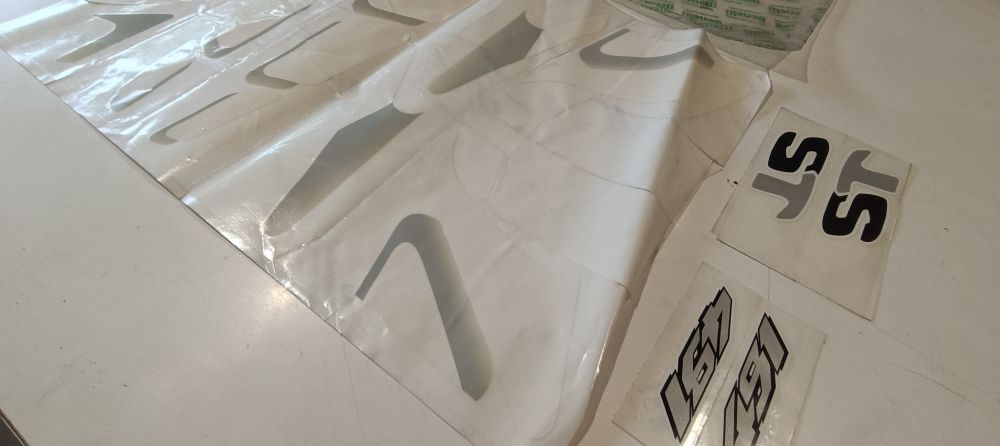 kit adesivi originali completi benelli 491 gp st