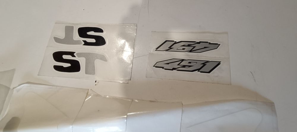 kit adesivi originali completi benelli 491 gp st