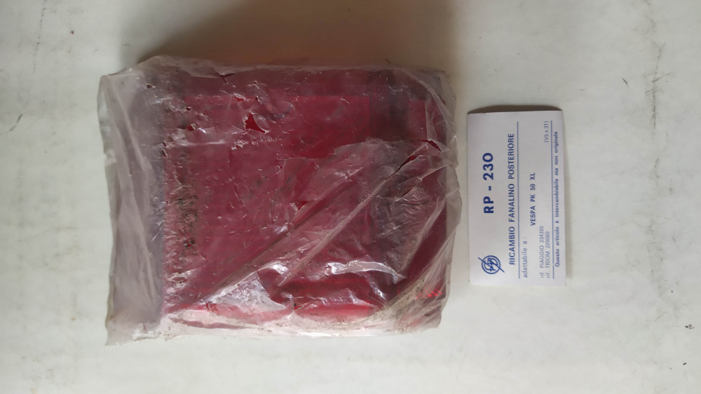 lente fanale posteriore bosatta piaggio vespa pk 50 xl - 234355 triom 229060