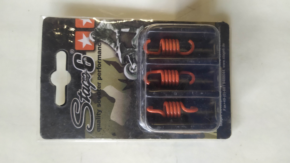 serie 3 molle frizione racing rosse stage 6 per scooter 50