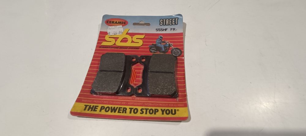 coppia pasticche freno anteriori sbs yamaha tzr 125 &ndash; fz &ndash; fzr &ndash; virago &ndash; vedere applicazioni -