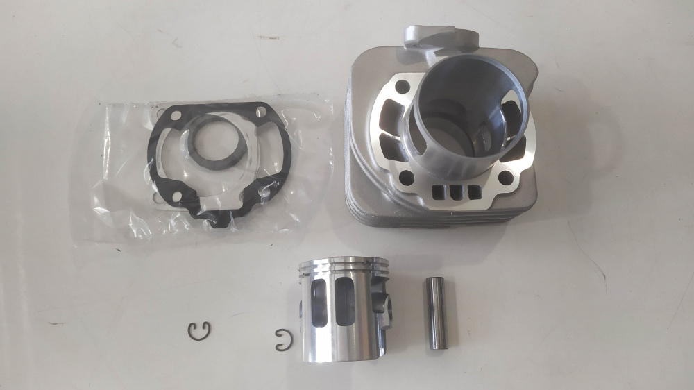 cilindro completo di pistone alluminio d. 46,6 honda sh / lead - peugeot metropolis