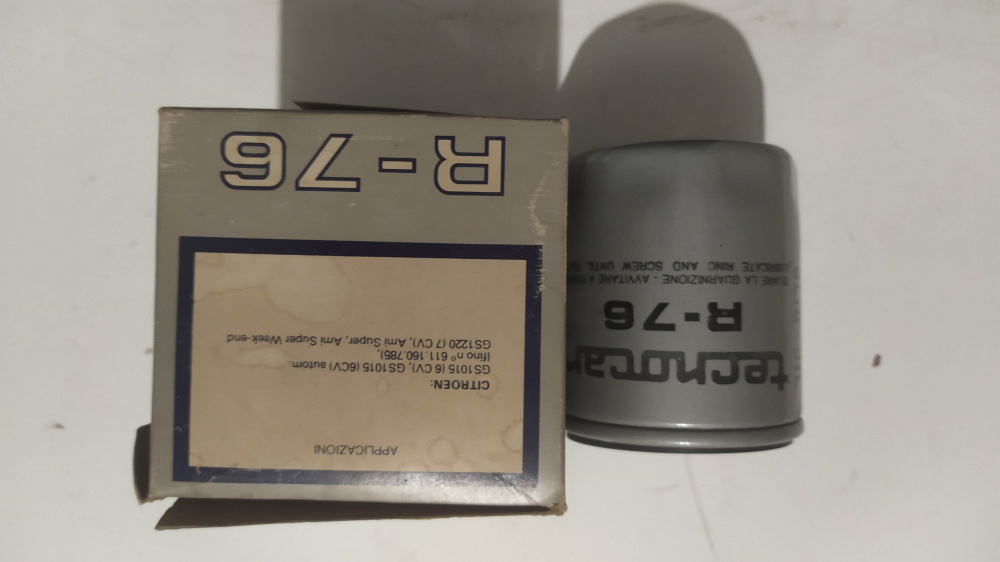 filtro olio tecnocar r-76 - vedere applicazioni -